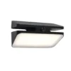 AERO-LED-ulkoseinälamppu, musta, 21 cm, liiketunnistin, IP54