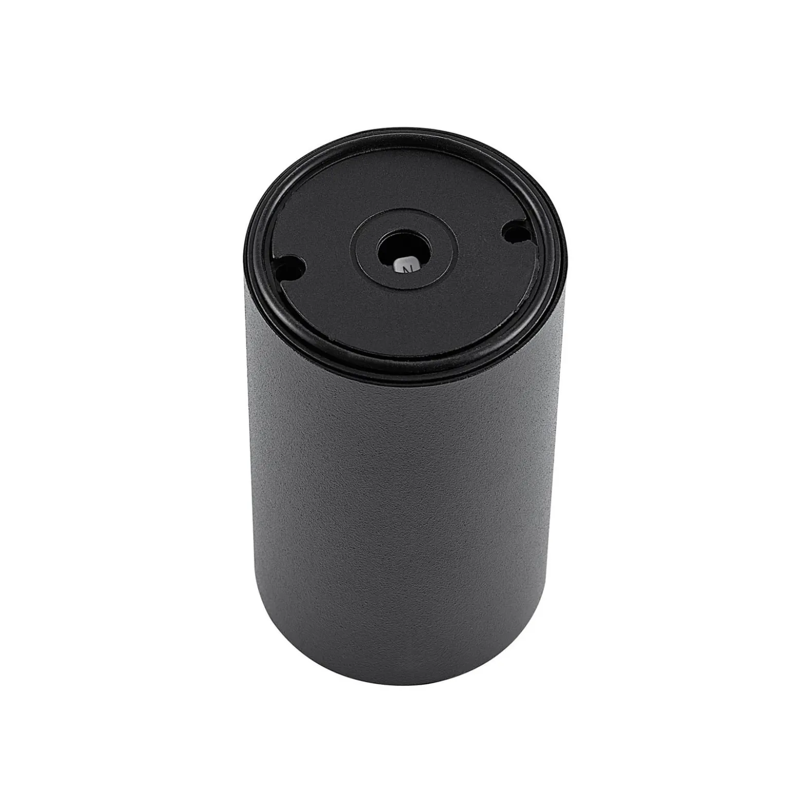 Alasvalo CAN, musta, IP44, Ø 6 cm, metalli, GU10