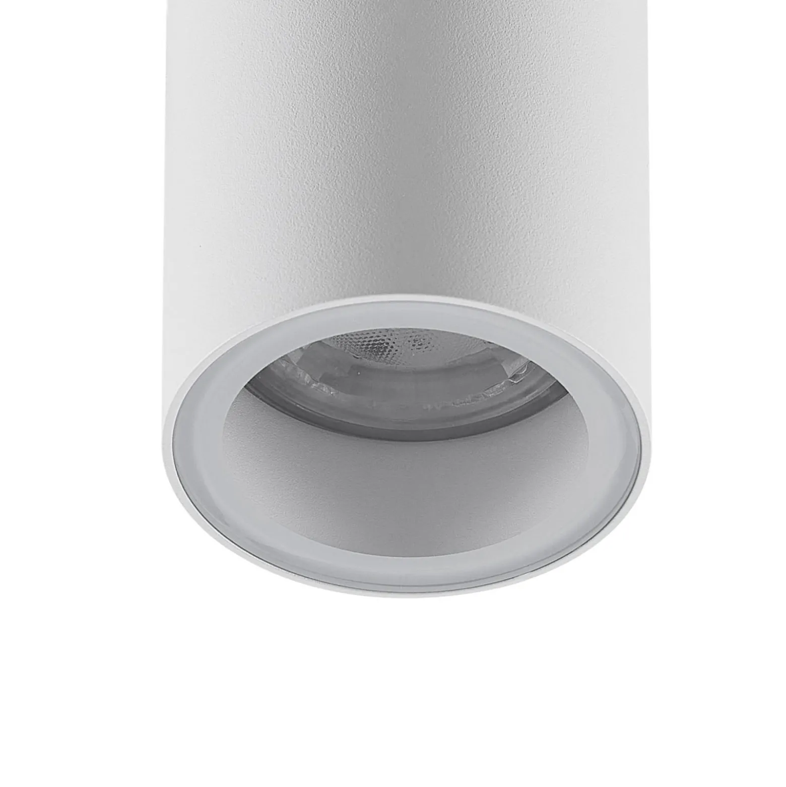 Alasvalo CAN, valkoinen, IP44, Ø 6 cm, metalli, GU10