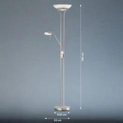 Allas LED-lattiavalaisin, jossa on lukuvarsi, CCT-toiminto