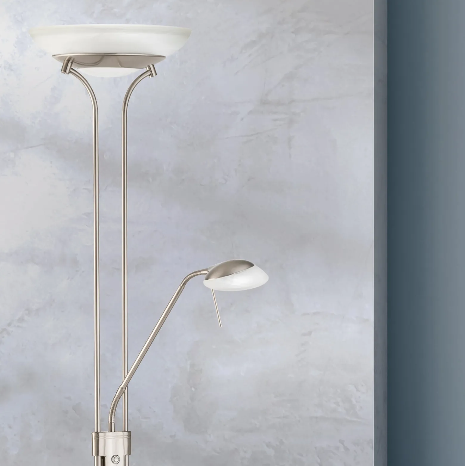 Allas LED-lattiavalaisin, jossa on lukuvarsi, CCT-toiminto