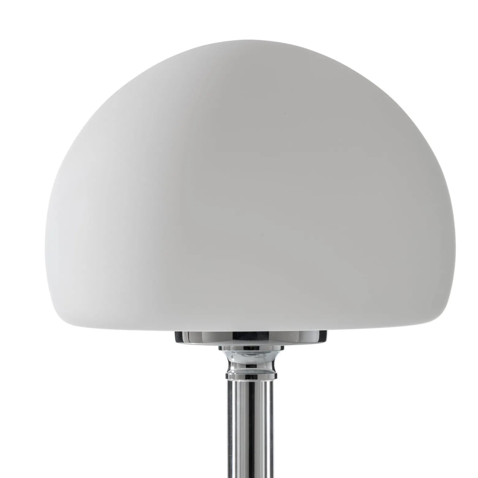 Ancilla-LED-pöytälamppu, kromattu, 30 cm, portaattomasti säädettävä himmennin,