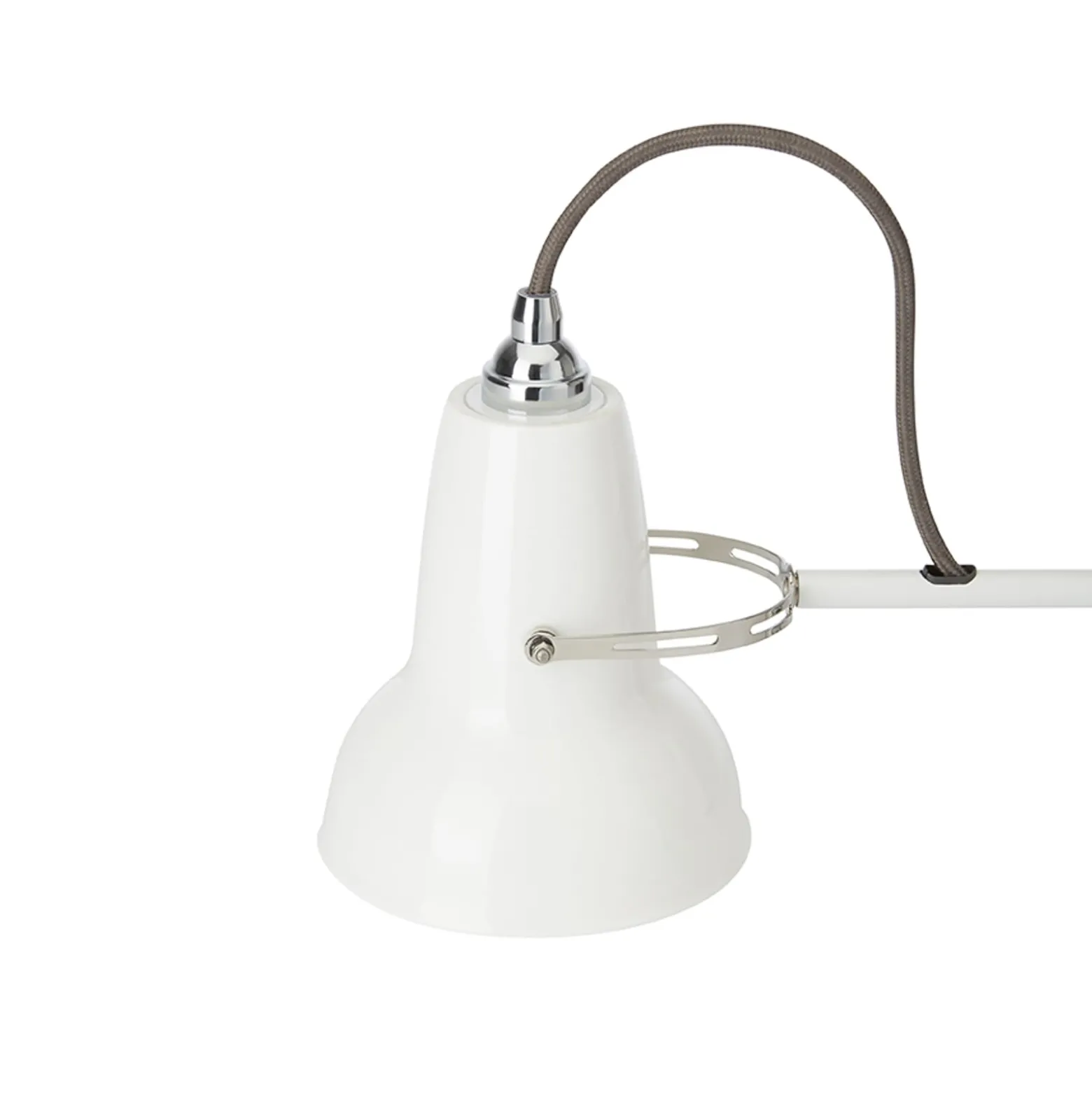 Anglepoise pöytävalaisin Original 1227 Mini, valkoinen, keraaminen
