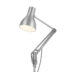 Anglepoise Type 75 -lattiavalaisin, hopea