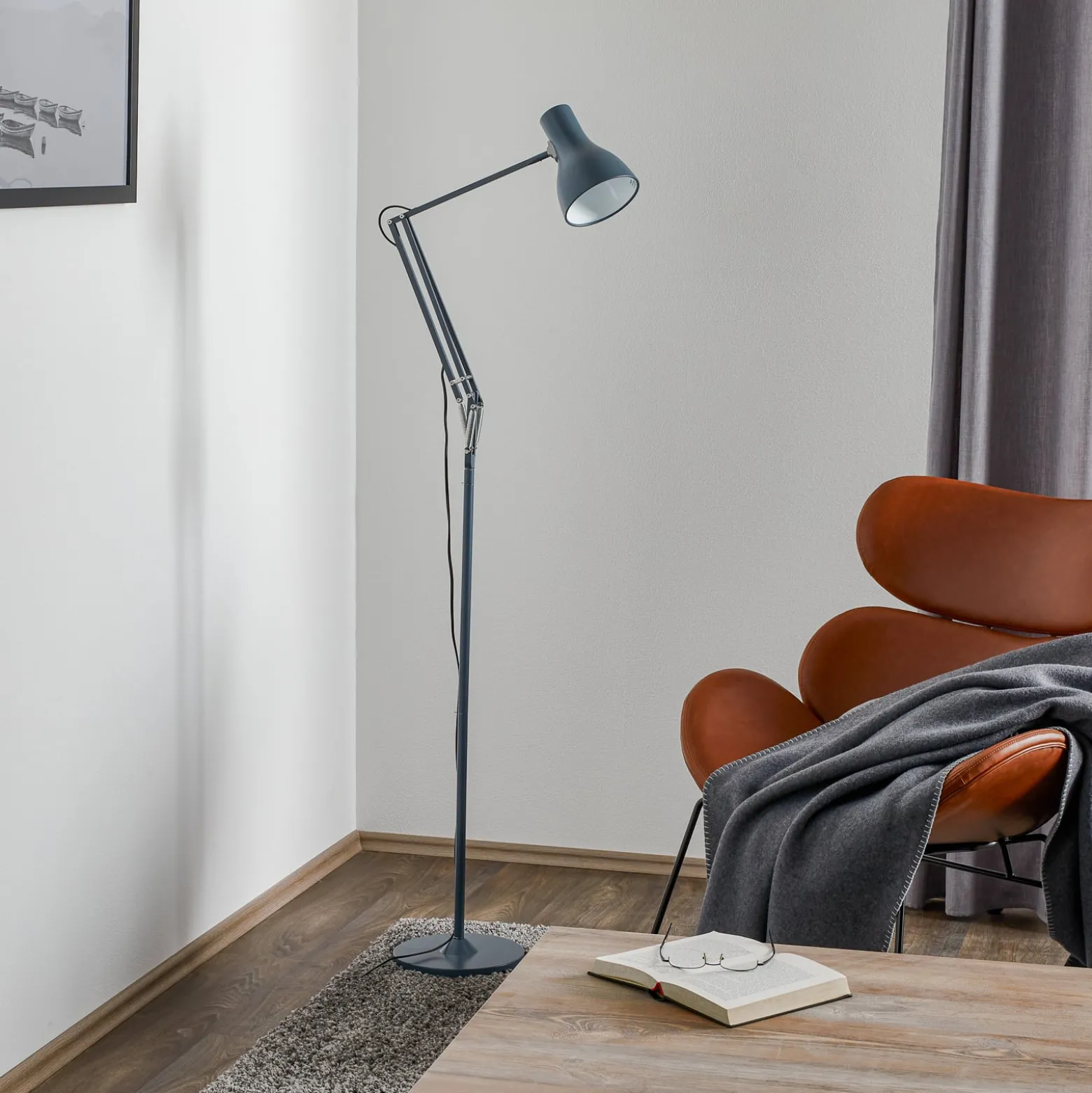 Anglepoise Type 75 lattiavalaisin liuskekivi