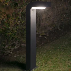 Antrasiitin värinen pylväsvalaisin KLAMP