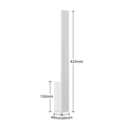 Arcchio Ivano LED-seinävalaisin, 42,5 cm, valkoinen