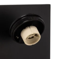 Arcchio kohdevalaisin Brinja, musta, metalli, USB-C, kytkin