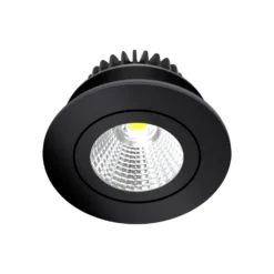 Arcchio LED-alasvalo Jyra, musta, 3000K
