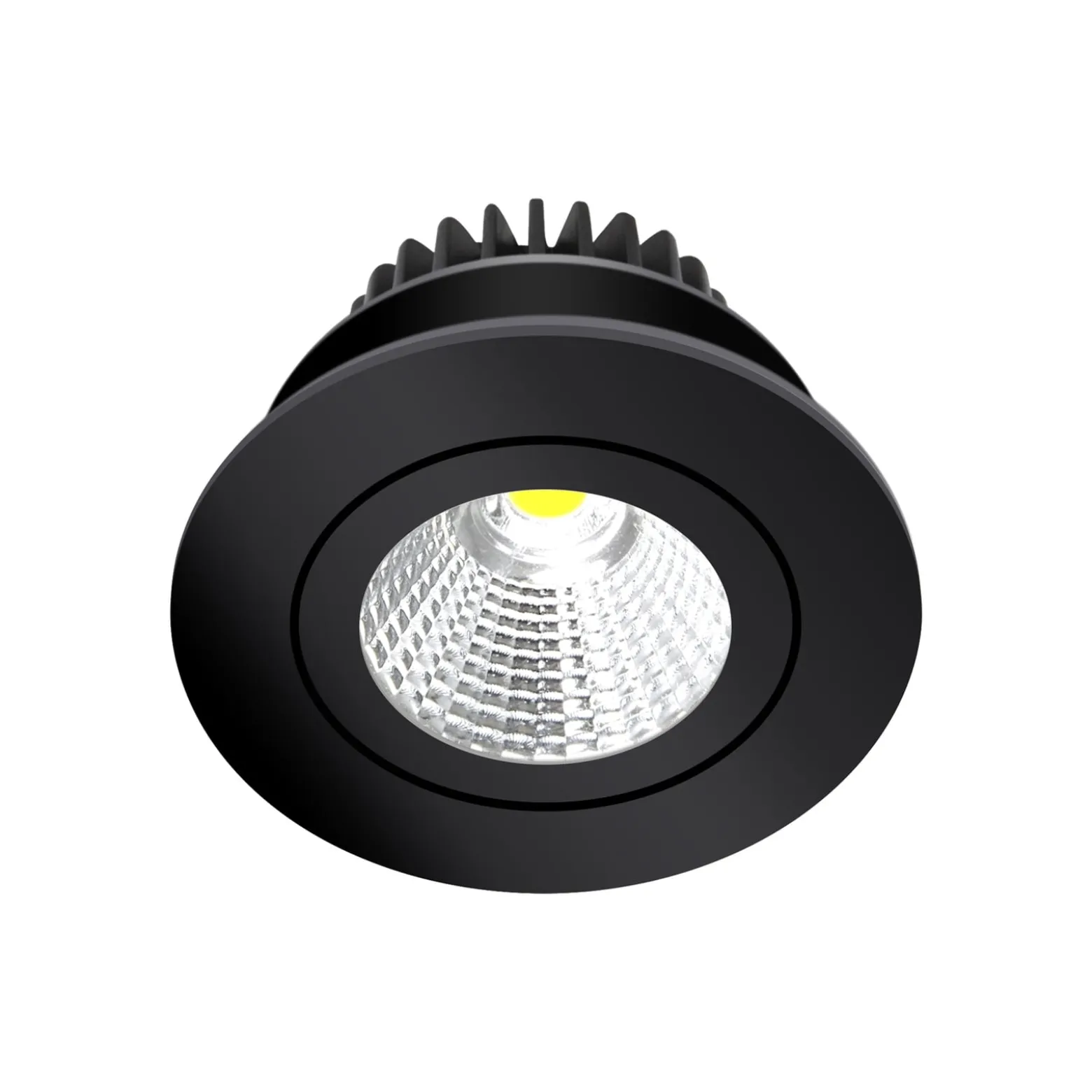 Arcchio LED-alasvalo Jyra, musta, 3000K