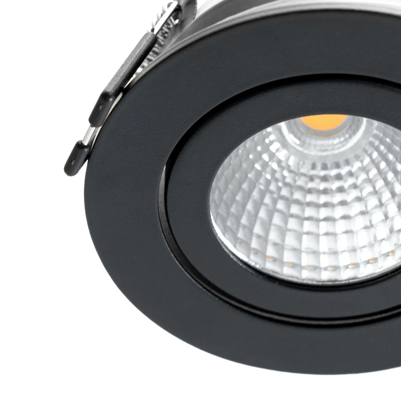 Arcchio LED-alasvalo Jyra, musta, 3000K