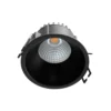Arcchio LED-alasvalo Niria, musta, 2700K