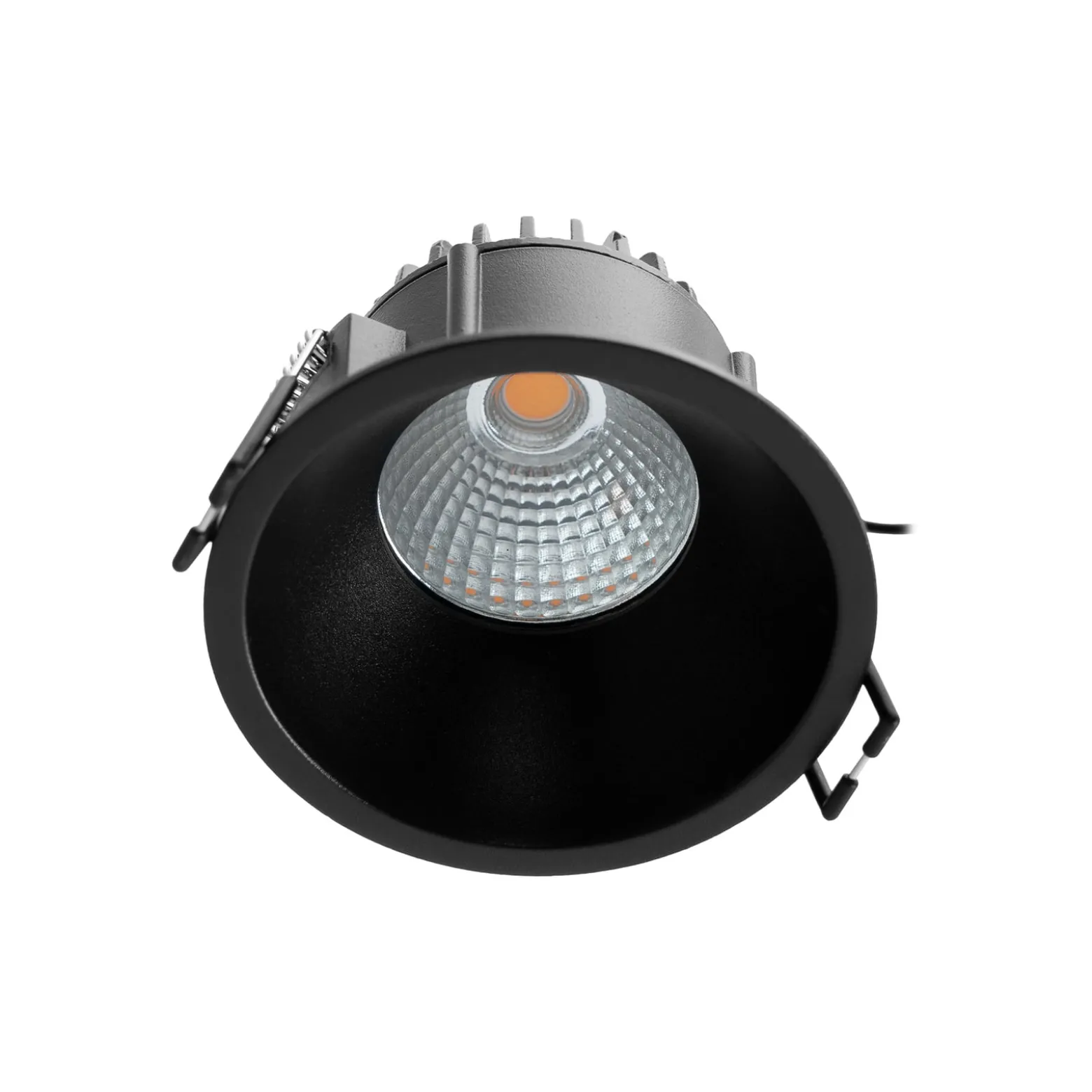 Arcchio LED-alasvalo Niria, musta, 2700K