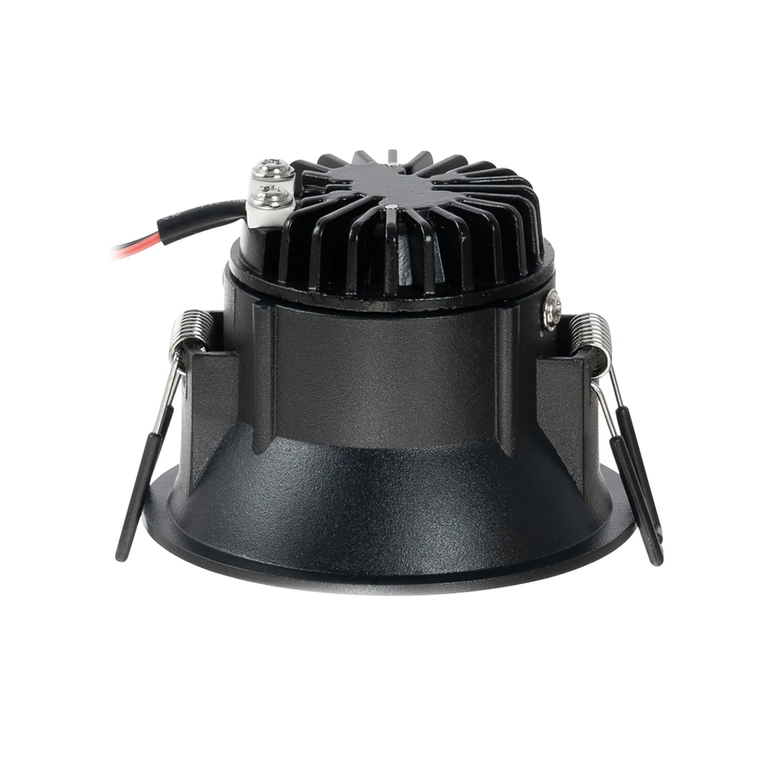 Arcchio LED-alasvalo Niria, musta, 2700K