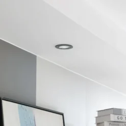 Arcchio LED-alasvalo Zarik, musta, 2700K