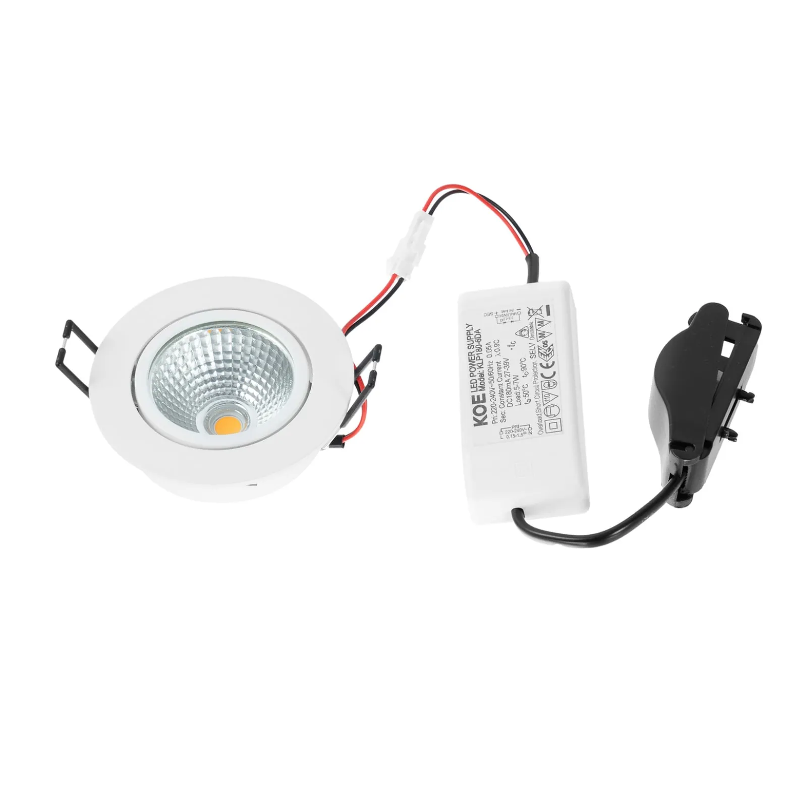 Arcchio LED-alasvalo Zarik, valkoinen, 3000K