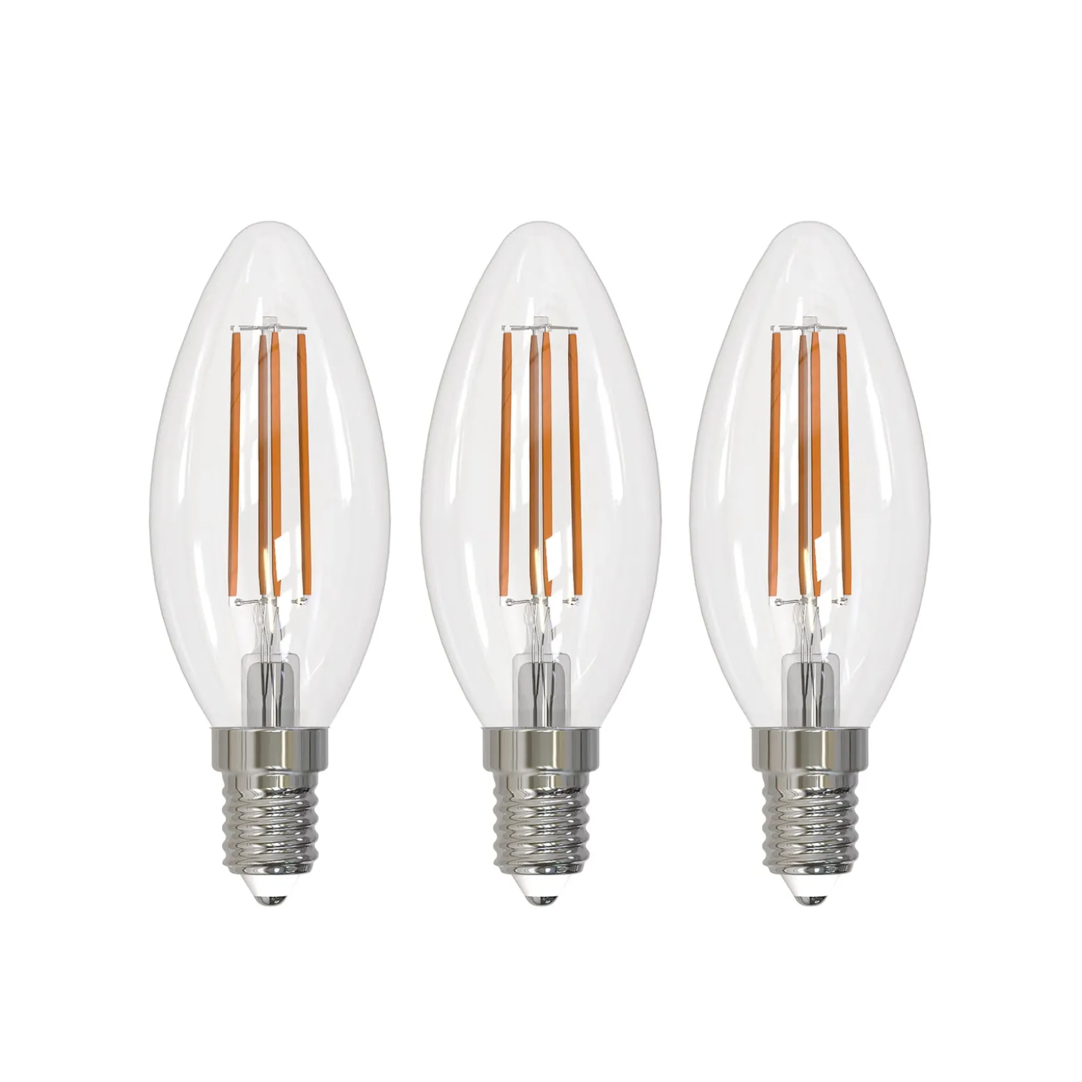 Arcchio LED hehkulamppu E14 kynttilä, 3 kpl, 3000 K