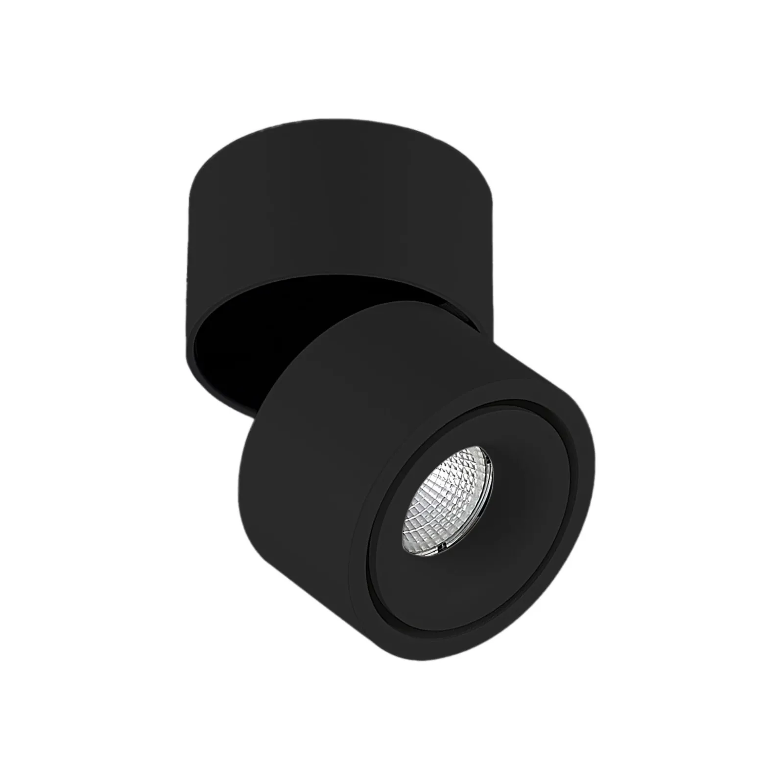 Arcchio LED-kattokohdevalo Rotari, 980 lm, 1-lamppuinen, musta