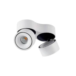 Arcchio LED-kattokohdevalo Rotari, valkoinen, 2-lamppuinen, 2270 lm
