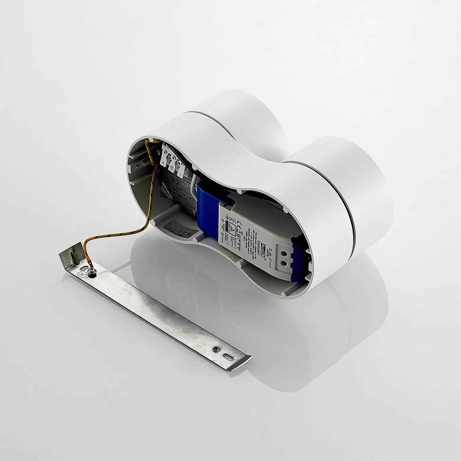 Arcchio LED-kattokohdevalo Rotari, valkoinen, 2-lamppuinen, 2270 lm