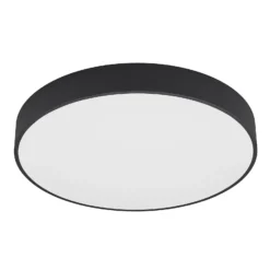 Arcchio LED-kattovalaisin Noabelle, Ø 80 cm, musta, metallia