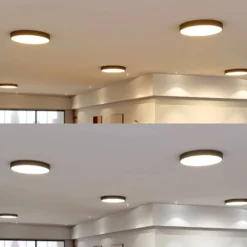Arcchio LED-kattovalaisin Noabelle, Ø 80 cm, musta, metallia