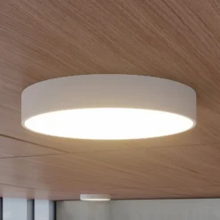 Arcchio LED-kattovalaisin Noabelle, Ø 60 cm, valkoinen, metallia