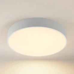 Arcchio LED-kattovalaisin Noabelle, Ø 60 cm, valkoinen, metallia