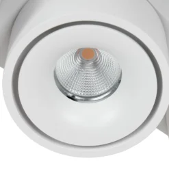 Arcchio LED-kattovalaisin Rotari, linssit, 3-valo, valkoinen