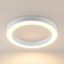 Arcchio LED-kattovalaisin Sharelyn, halkaisija 80 cm, valkoinen, himmennettävä