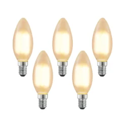 Arcchio LED-kynttilälamppu E14, 4 W, 2700 K, himmennettävä, 5 kpl:n setti