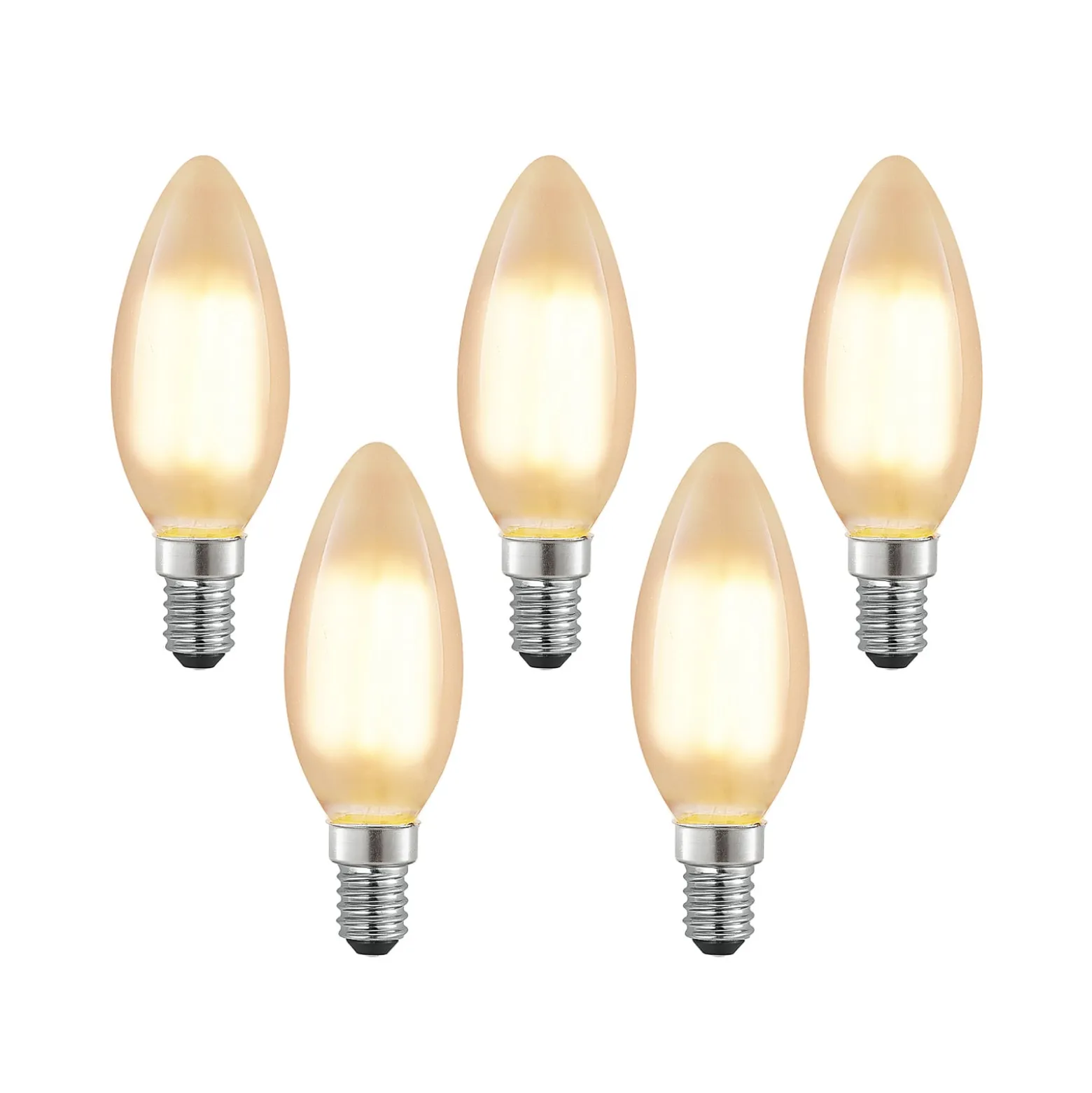 Arcchio LED-kynttilälamppu E14, 4 W, 2700 K, himmennettävä, 5 kpl:n setti