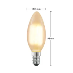Arcchio LED-kynttilävalaisin E14, 4 W, 2700 K, himmennettävä, 2 kpl:n sarja