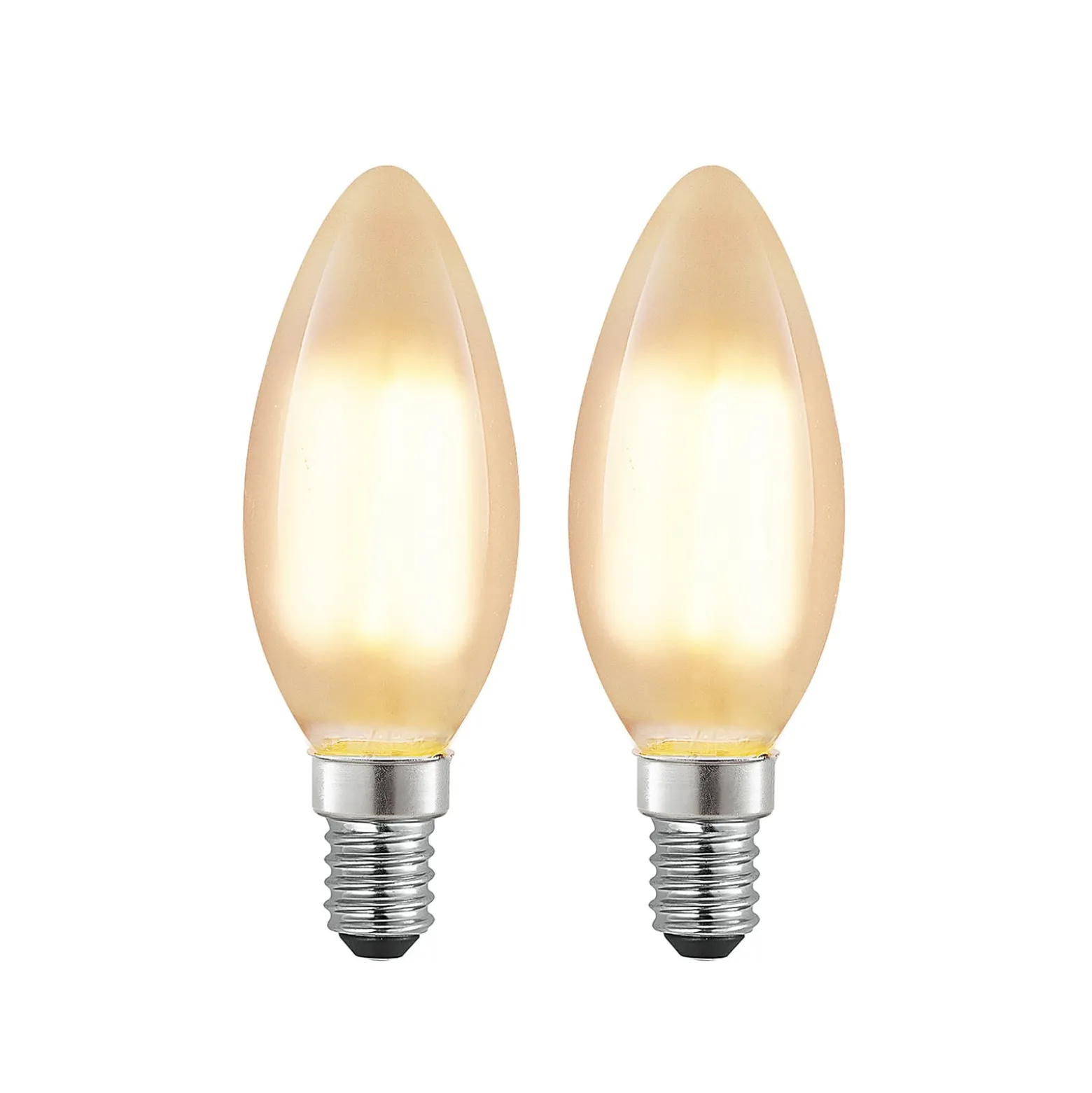 Arcchio LED-kynttilävalaisin E14, 4 W, 2700 K, himmennettävä, 2 kpl:n sarja