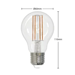 Arcchio LED-lamppu A60, E27, 6 W, 2 700 K, hehkulanka, himmennettävä