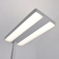 Arcchio LED-lattiavalaisin Logan Neo, hopea, himmennettävä, metalli