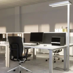 Arcchio LED-lattiavalaisin Logan Neo, hopea, himmennettävä, metalli