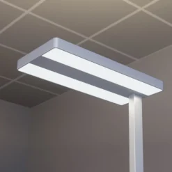Arcchio LED-lattiavalaisin Logan Neo, hopea, himmennettävä, metalli