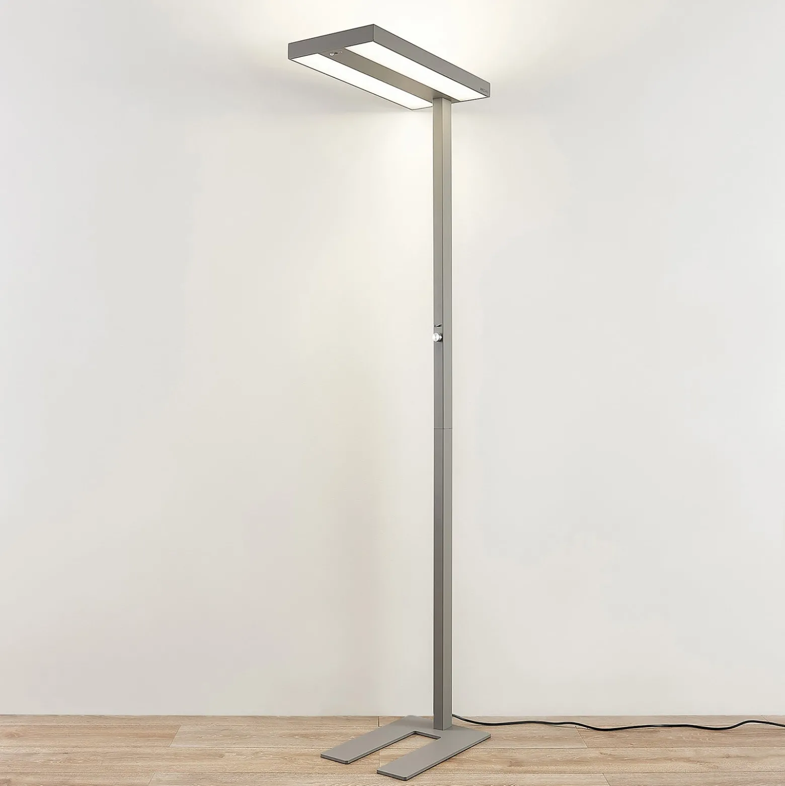 Arcchio LED-lattiavalaisin Logan Pro, hopea, anturi, himmennettävä