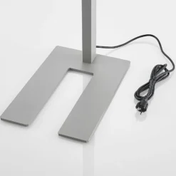Arcchio LED-lattiavalaisin Logan Pro, hopea, anturi, himmennettävä