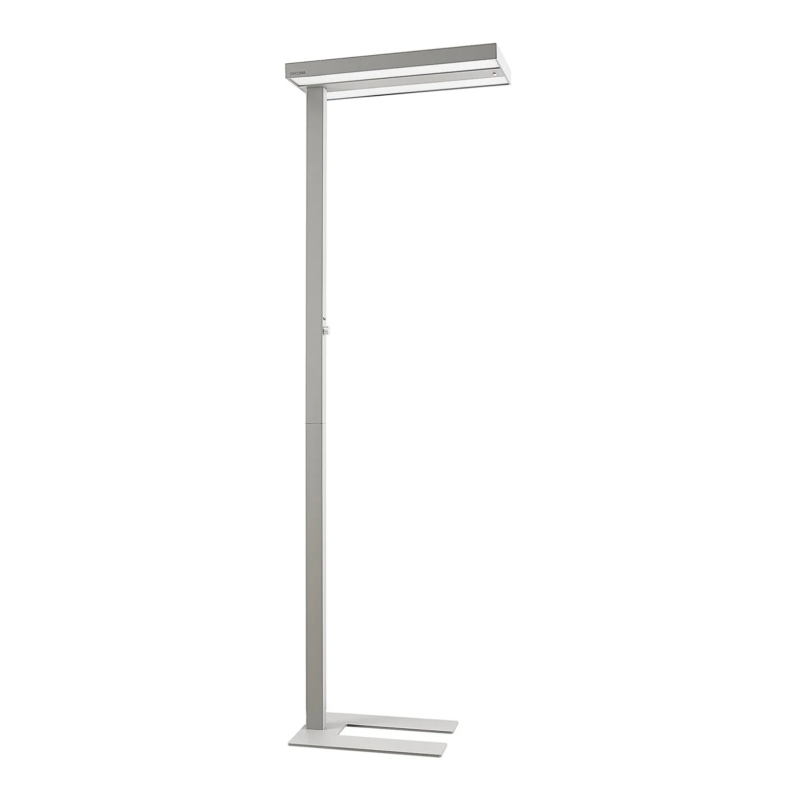 Arcchio LED-lattiavalaisin Logan Pro, hopea, anturi, himmennettävä