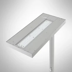 Arcchio LED-lattiavalaisin Logan Pro, hopea, anturi, himmennettävä