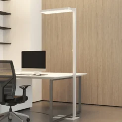 Arcchio LED-lattiavalaisin Timon, 195 cm, valkoinen, 54 W, alumiini