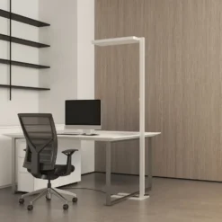 Arcchio LED-lattiavalaisin Timon, 195 cm, valkoinen, 54 W, alumiini