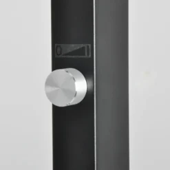 Arcchio LED-lattiavalo Logan Basic, musta, 7500 lm, himmennettävä