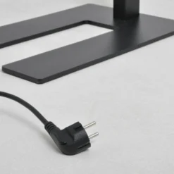 Arcchio LED-lattiavalo Logan Basic, musta, 7500 lm, himmennettävä