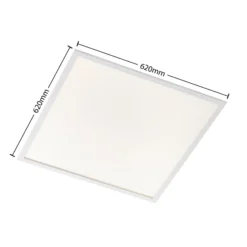 Arcchio LED-lisäpaneeli Vinas, 62 cm, valkoinen, alumiini, CCT