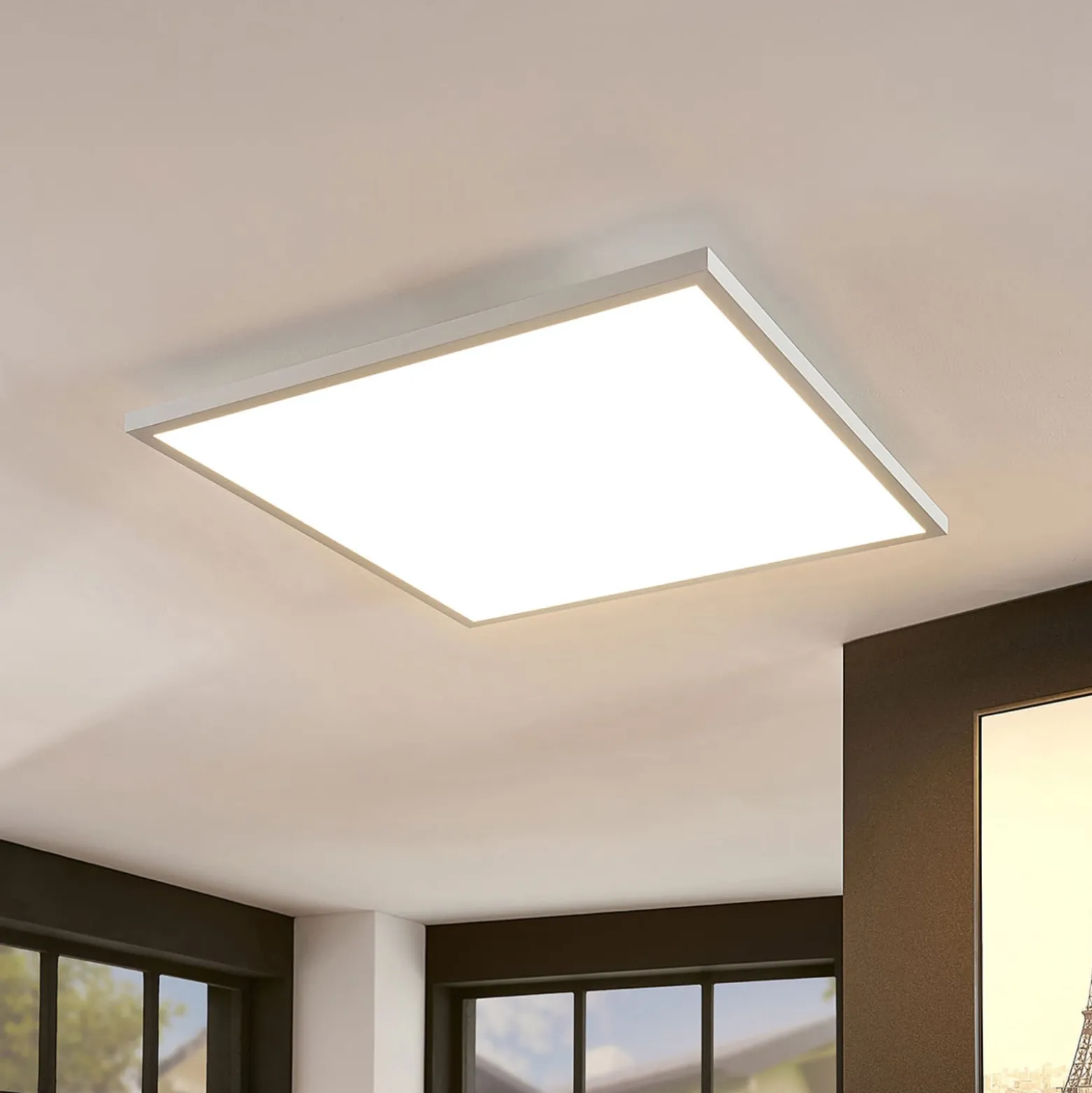 Arcchio LED-paneeli Brenda, 60 cx 60 cm, CCT, kaukosäädin, kauko-ohjaus