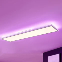 Arcchio LED-paneeli Brenda, 120 x 30 cm, CCT, kaukosäädin, kauko-ohjaus
