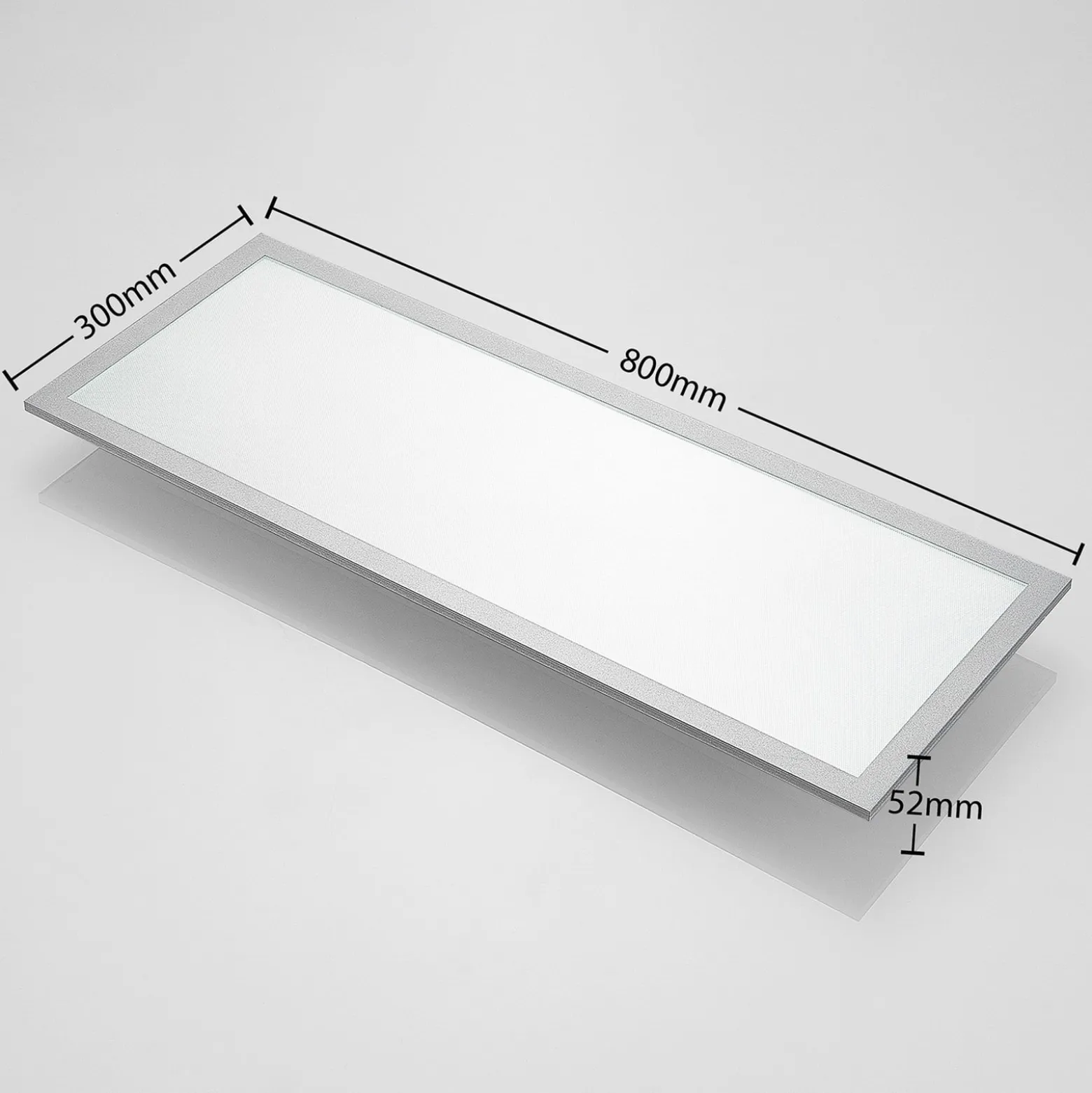 Arcchio LED-paneeli Lyndra, 80 cm, hopea, alumiini, himmennettävä, CCT